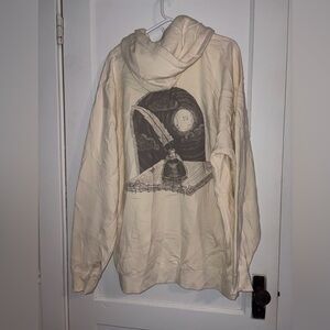 Flaw Taylor swift the tortured poets department Cream Graphic Hoodie Sweater